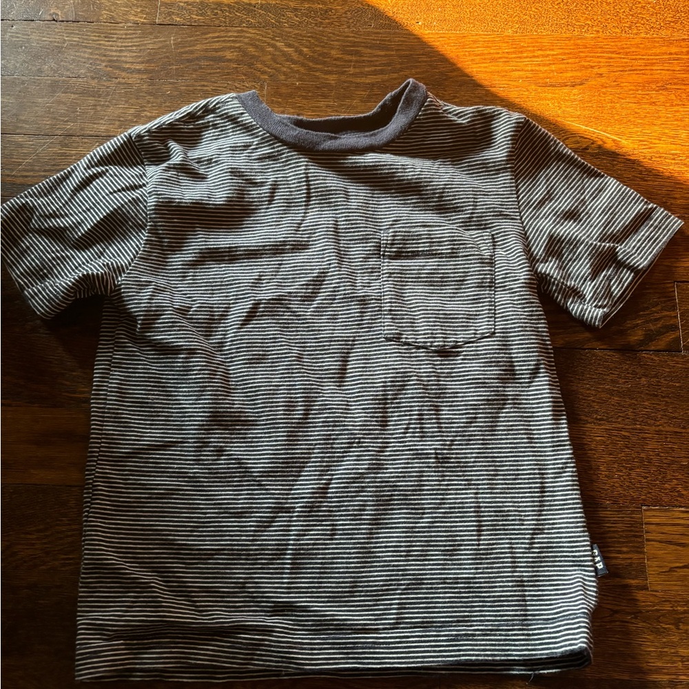 Xs navy and white striped baby tee baby t shirt women’s cropped t shirt